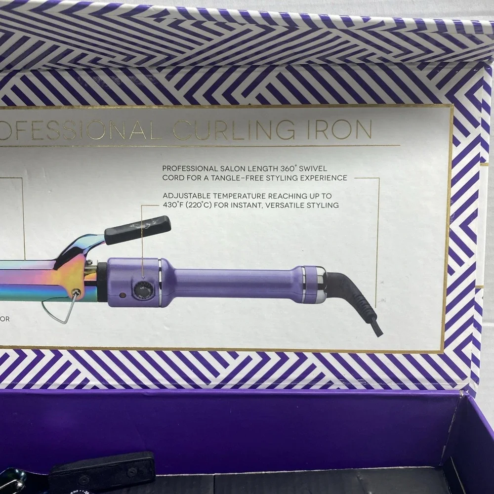 TruBeauty Professional Curling Iron 1 1/4in.  Hair Care Styling Tool